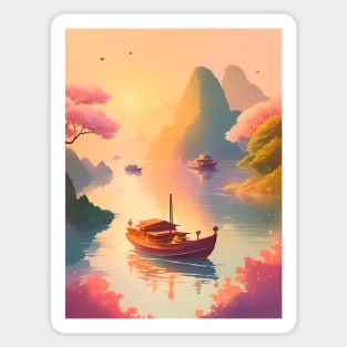 Sunset Serenade, Ninh Binh Sticker